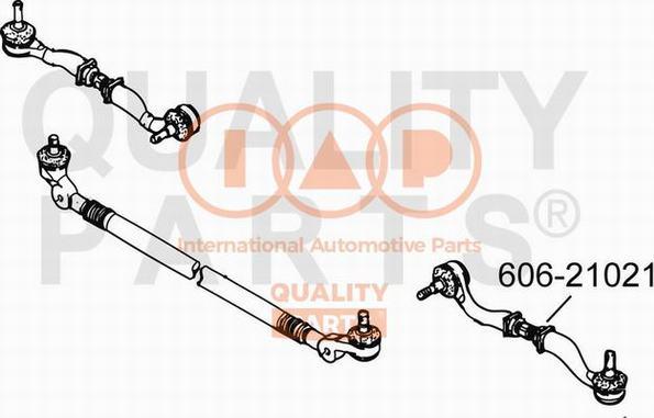 IAP QUALITY PARTS 606-21021 - Rotule de direction cwaw.fr