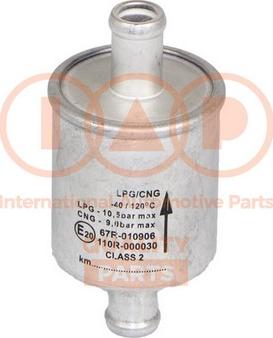 IAP QUALITY PARTS 122-GAS18P - Filtre à carburant cwaw.fr