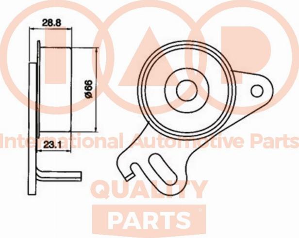 IAP QUALITY PARTS 127-07081 - Poulie-tendeur, courroie de distribution cwaw.fr