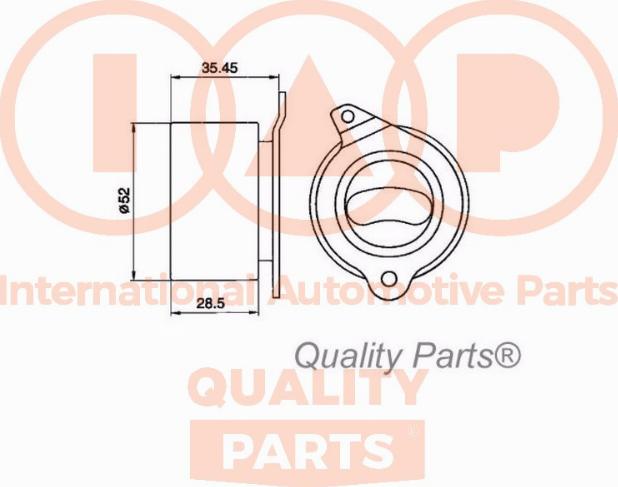 IAP QUALITY PARTS 127-11051 - Poulie-tendeur, courroie de distribution cwaw.fr