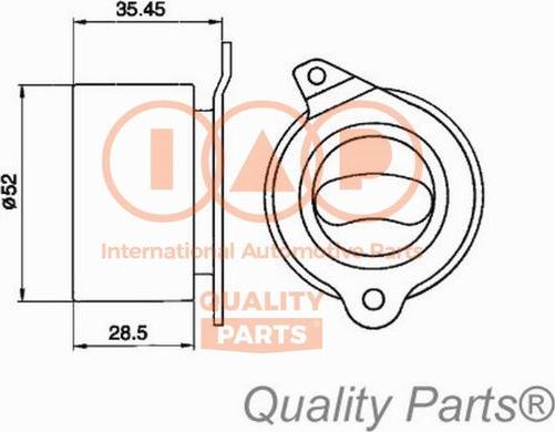 IAP QUALITY PARTS 127-11051 - Poulie-tendeur, courroie de distribution cwaw.fr