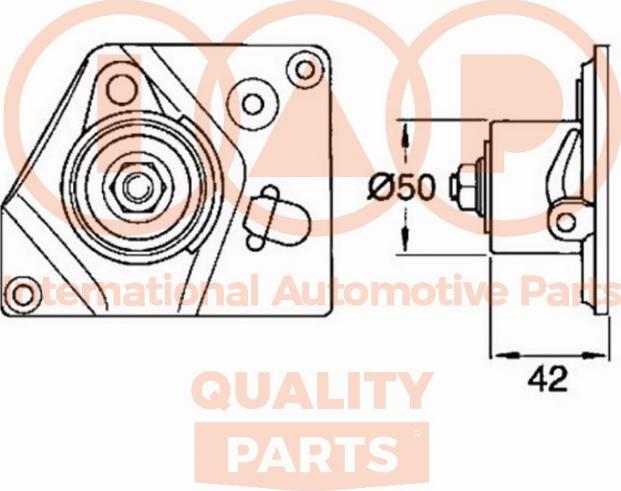 IAP QUALITY PARTS 127-12086 - Poulie-tendeur, courroie de distribution cwaw.fr