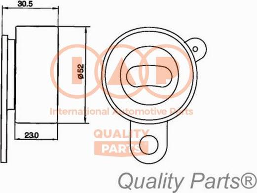 IAP QUALITY PARTS 127-17094 - Poulie-tendeur, courroie de distribution cwaw.fr