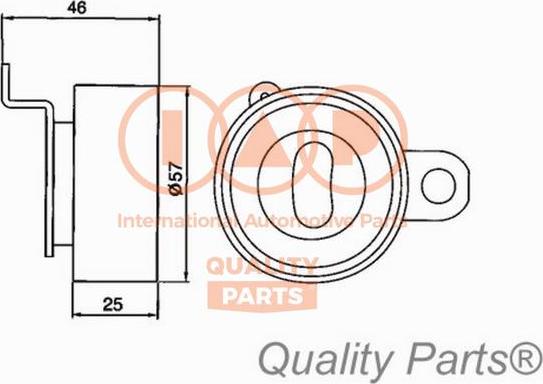 IAP QUALITY PARTS 127-17080 - Poulie-tendeur, courroie de distribution cwaw.fr