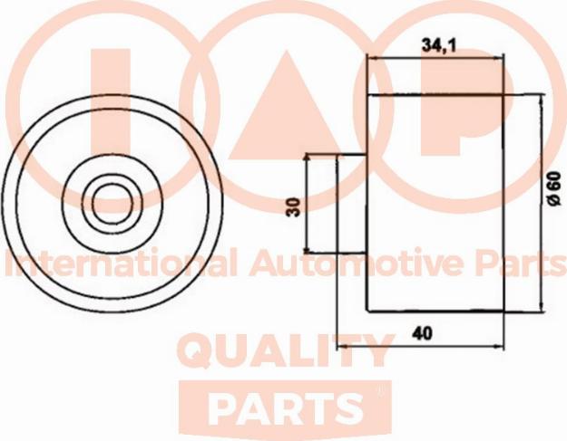 IAP QUALITY PARTS 127-21054G - Poulie-tendeur, courroie de distribution cwaw.fr