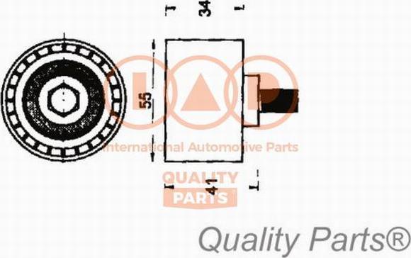 IAP QUALITY PARTS 127-21056 - Poulie-tendeur, courroie de distribution cwaw.fr