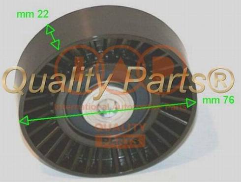 IAP QUALITY PARTS 12721155G - Poulie renvoi / transmission, courroie trapézoïdale à nervures cwaw.fr