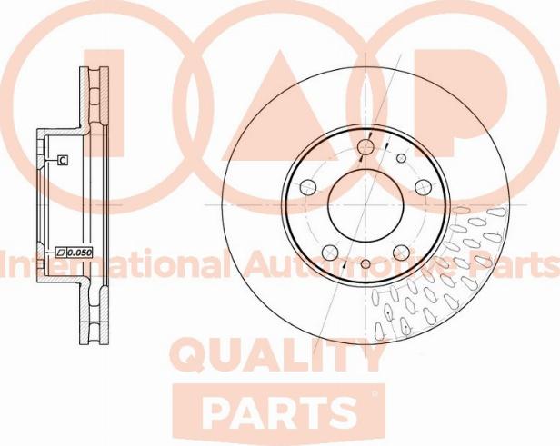 IAP QUALITY PARTS 709-08030 - Disque de frein cwaw.fr