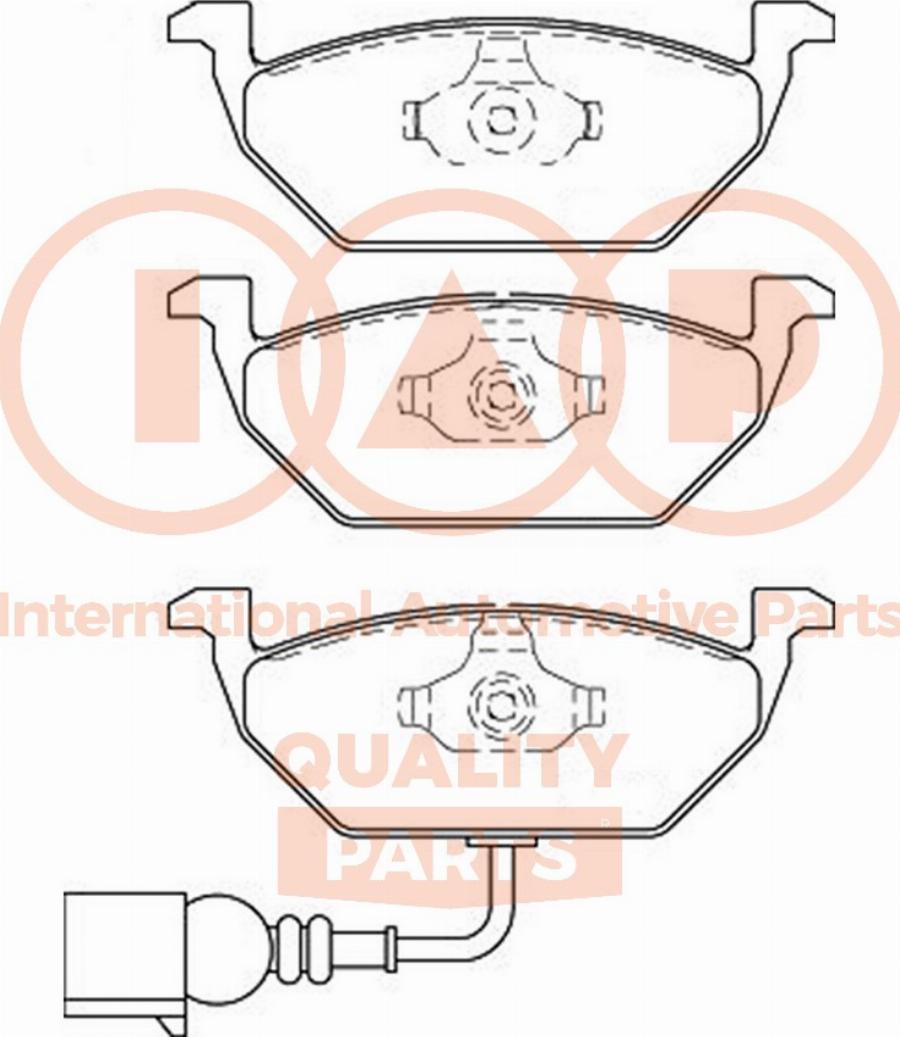 IAP QUALITY PARTS 704-50046P - Kit de plaquettes de frein, frein à disque cwaw.fr