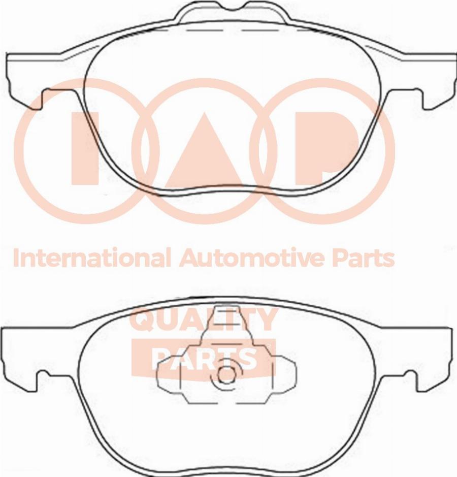 IAP QUALITY PARTS 704-04041P - Kit de plaquettes de frein, frein à disque cwaw.fr