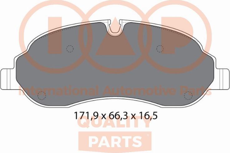 IAP QUALITY PARTS 704-04050 - Kit de plaquettes de frein, frein à disque cwaw.fr