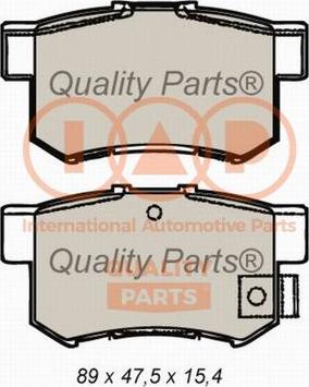 IAP QUALITY PARTS 704-06097X - Kit de plaquettes de frein, frein à disque cwaw.fr