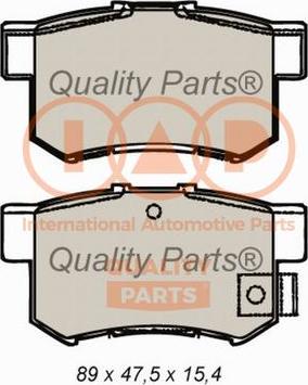 IAP QUALITY PARTS 704-06097 - Kit de plaquettes de frein, frein à disque cwaw.fr