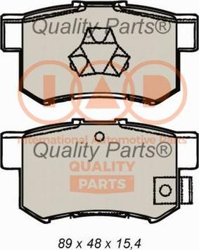 IAP QUALITY PARTS 704-06064 - Kit de plaquettes de frein, frein à disque cwaw.fr