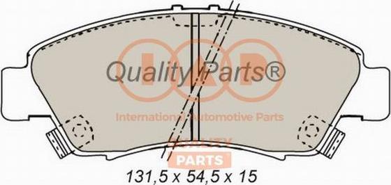 IAP QUALITY PARTS 704-06014 - Kit de plaquettes de frein, frein à disque cwaw.fr