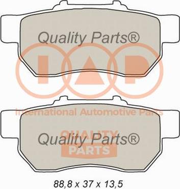 IAP QUALITY PARTS 704-06016 - Kit de plaquettes de frein, frein à disque cwaw.fr