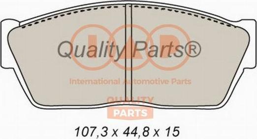 IAP QUALITY PARTS 704-06011 - Kit de plaquettes de frein, frein à disque cwaw.fr