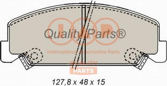 IAP QUALITY PARTS 704-06018 - Kit de plaquettes de frein, frein à disque cwaw.fr