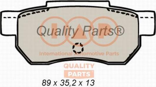 IAP QUALITY PARTS 704-06032 - Kit de plaquettes de frein, frein à disque cwaw.fr