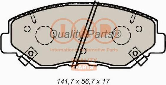 Danaher A5524 - Kit de plaquettes de frein, frein à disque cwaw.fr