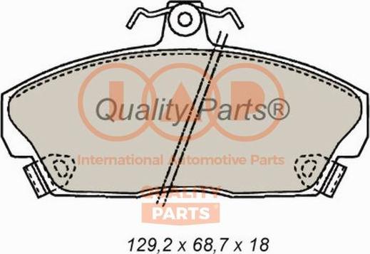 IAP QUALITY PARTS 704-06021 - Kit de plaquettes de frein, frein à disque cwaw.fr