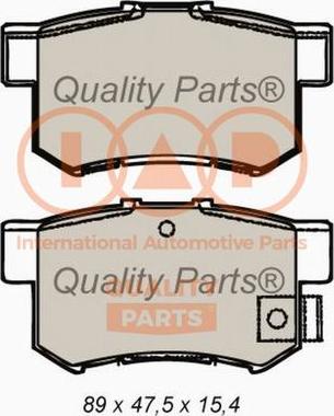 IAP QUALITY PARTS 704-06022X - Kit de plaquettes de frein, frein à disque cwaw.fr