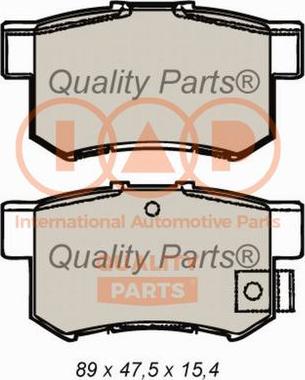 IAP QUALITY PARTS 704-06022 - Kit de plaquettes de frein, frein à disque cwaw.fr