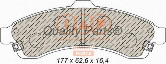 IAP QUALITY PARTS 704-01013 - Kit de plaquettes de frein, frein à disque cwaw.fr