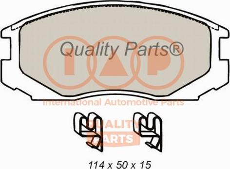 IAP QUALITY PARTS 704-03097 - Kit de plaquettes de frein, frein à disque cwaw.fr