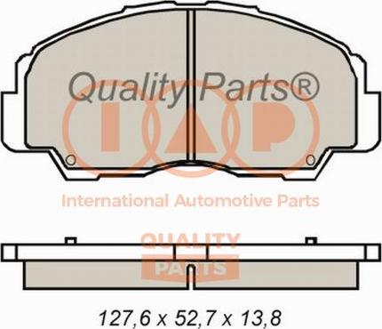 IAP QUALITY PARTS 704-03030 - Kit de plaquettes de frein, frein à disque cwaw.fr