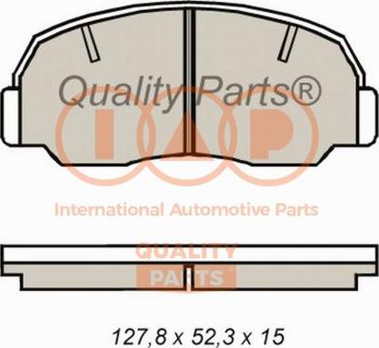 IAP QUALITY PARTS 704-03020 - Kit de plaquettes de frein, frein à disque cwaw.fr