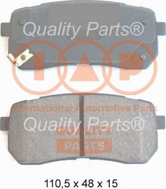 IAP QUALITY PARTS 704-07068G - Kit de plaquettes de frein, frein à disque cwaw.fr