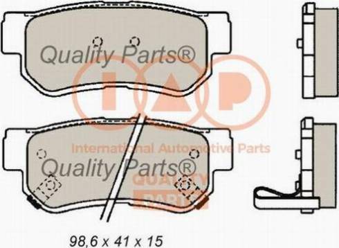 IAP QUALITY PARTS 704-21023X - Kit de plaquettes de frein, frein à disque cwaw.fr