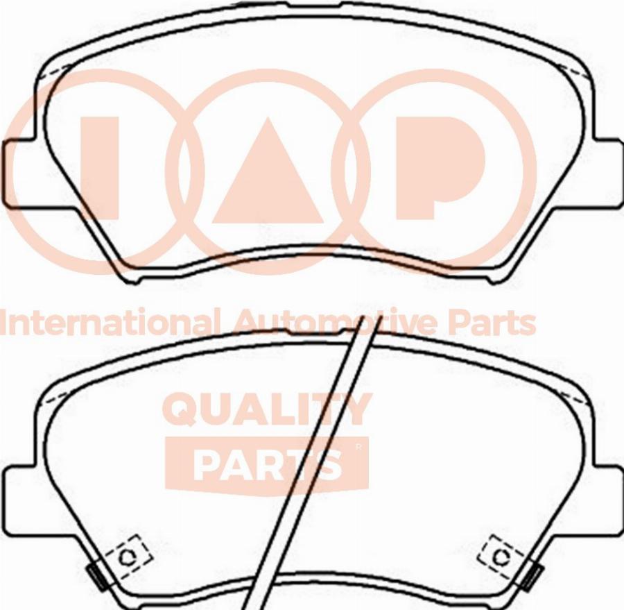 IAP QUALITY PARTS 704-07100P - Kit de plaquettes de frein, frein à disque cwaw.fr