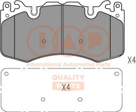 IAP QUALITY PARTS 704-14062 - Kit de plaquettes de frein, frein à disque cwaw.fr