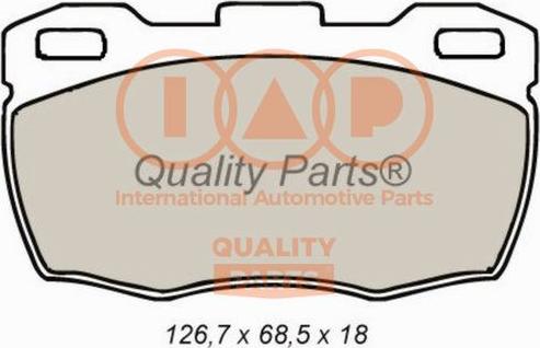 IAP QUALITY PARTS 704-14032 - Kit de plaquettes de frein, frein à disque cwaw.fr