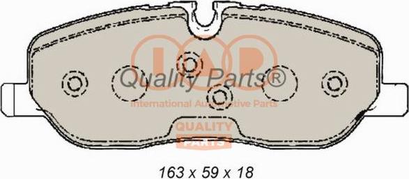 IAP QUALITY PARTS 704-14078P - Kit de plaquettes de frein, frein à disque cwaw.fr