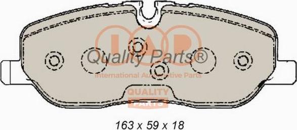 IAP QUALITY PARTS 704-14078 - Kit de plaquettes de frein, frein à disque cwaw.fr