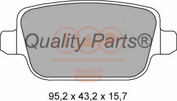 IAP QUALITY PARTS 704-14073 - Kit de plaquettes de frein, frein à disque cwaw.fr