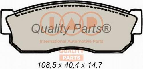 IAP QUALITY PARTS 704-15010 - Kit de plaquettes de frein, frein à disque cwaw.fr