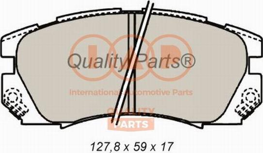 IAP QUALITY PARTS 704-15030 - Kit de plaquettes de frein, frein à disque cwaw.fr