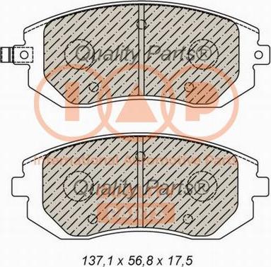 IAP QUALITY PARTS 704-15032X - Kit de plaquettes de frein, frein à disque cwaw.fr