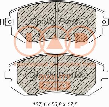 IAP QUALITY PARTS 704-15032 - Kit de plaquettes de frein, frein à disque cwaw.fr