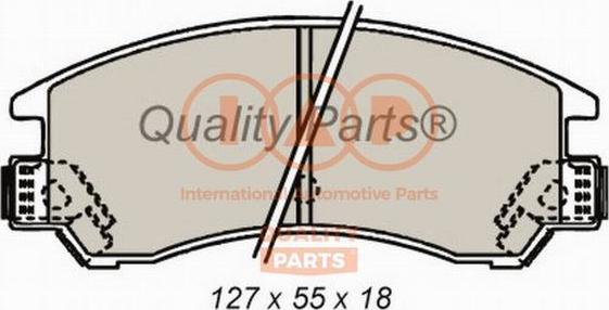 IAP QUALITY PARTS 704-15021 - Kit de plaquettes de frein, frein à disque cwaw.fr