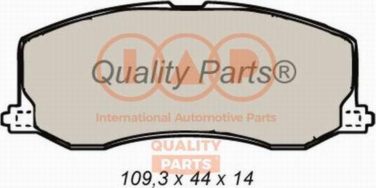 IAP QUALITY PARTS 704-16065 - Kit de plaquettes de frein, frein à disque cwaw.fr