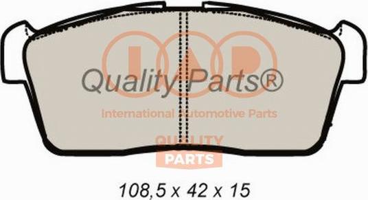 IAP QUALITY PARTS 704-16080X - Kit de plaquettes de frein, frein à disque cwaw.fr