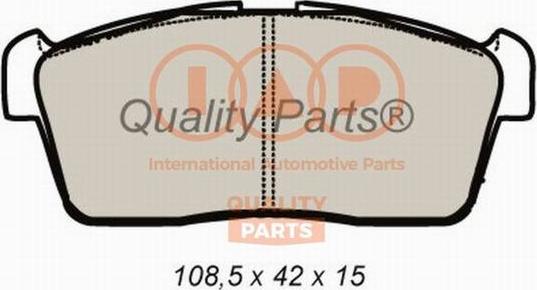 IAP QUALITY PARTS 704-16080 - Kit de plaquettes de frein, frein à disque cwaw.fr