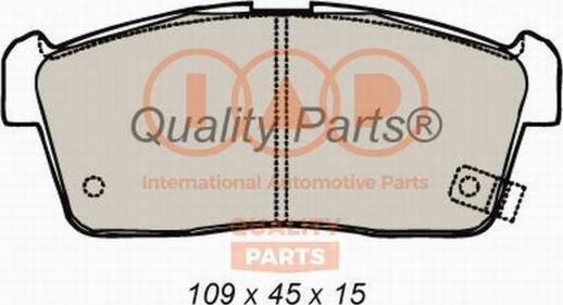 IAP QUALITY PARTS 704-16076 - Kit de plaquettes de frein, frein à disque cwaw.fr