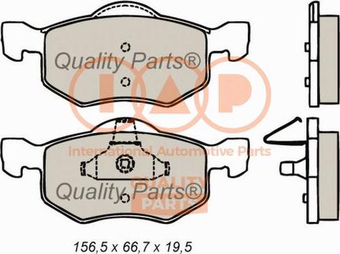 IAP QUALITY PARTS 704-11090 - Kit de plaquettes de frein, frein à disque cwaw.fr