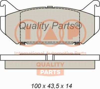 IAP QUALITY PARTS 704-11055 - Kit de plaquettes de frein, frein à disque cwaw.fr